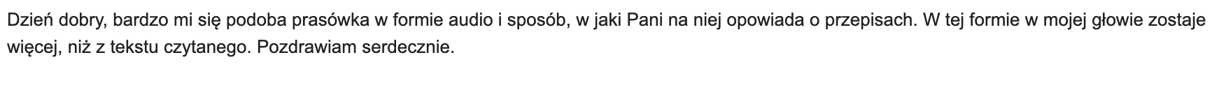 Pani Ewa - opinia o Prasówce audio