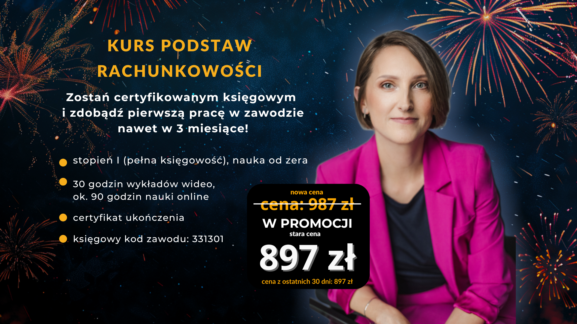 Wyprzedaż Noworoczna Kurs podstaw rachunkowości