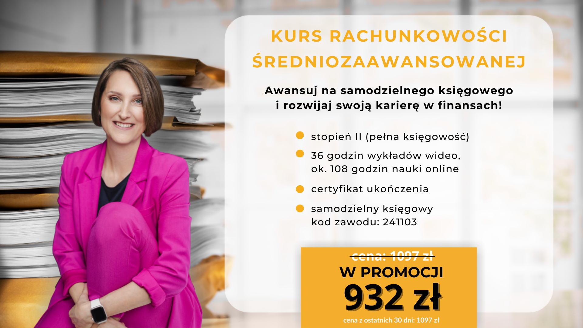 Wyprzedaż Noworoczna Kurs rachunkowości średnio zaawansowanej