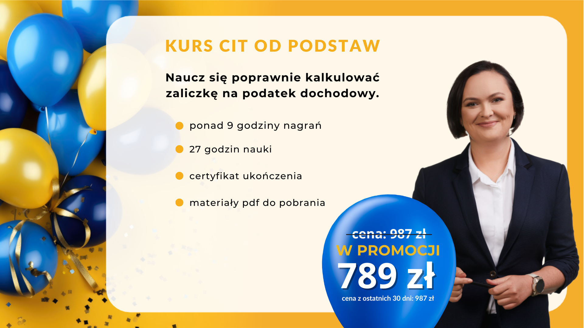 Wyprzedaż Noworoczna KPiR na Comarch Optima