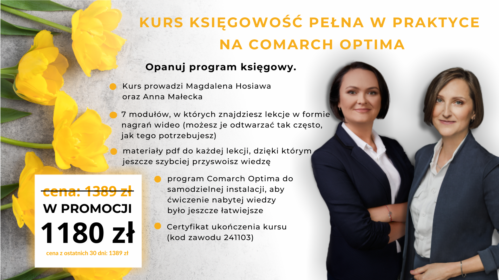 Wyprzedaż Noworoczna Księgowość pełna w praktyce na Comarch Optima